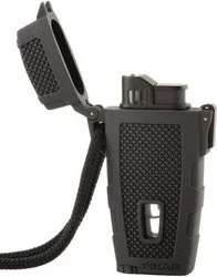 XIKAR αναπτήρας θυέλλης Stratosphere μαύρο turbo φλόγα