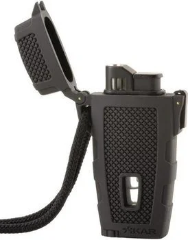 XIKAR αναπτήρας θυέλλης Stratosphere μαύρο turbo φλόγα