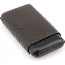 Davidoff XL-3 Δερμάτινη Θήκη Πούρων Μαύρη Leaf
