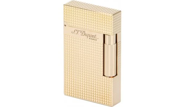 S.T. Dupont Ligne 2 Lighter Diamond-Head Yellow Gold