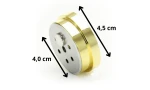 adorini Haarhygrometer klein gold εικόνα 3