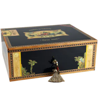 Elie Bleu Flor de Alba Black Sycamore Υγραντήρας Πούρων για 75 Πούρα