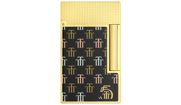 S.T. Dupont Ligne 2 Αναπτήρας Trinidad Λάκα και Κίτρινος Χρυσός C16077