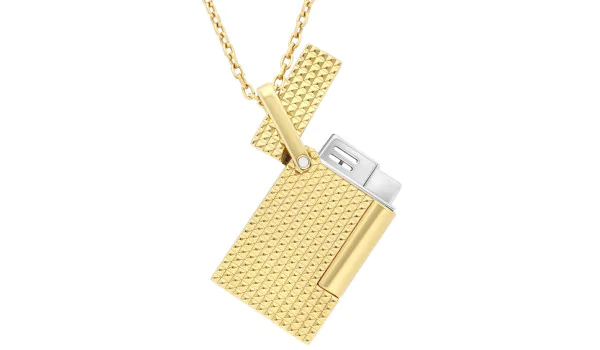 S.T. Dupont Χρυσό Κολιέ Aναπτήρας K27067CH