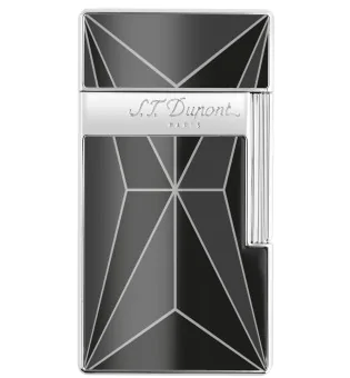 S.T. Dupont Biggy Fire X Αναπτήρας Μαύρος με Χρώμιο 025070
