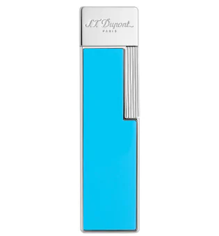 S.T. Dupont Twiggy αναπτήρας γαλάζια λάκα και χρώμιο 030007