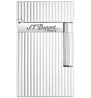 ST Dupont Ligne 2 16817 Αναπτήρας με Ασημένιες Ραβδώσεις