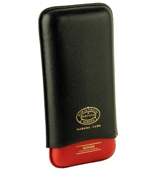 Partagas Series Δερμάτινη Θήκη μαύρο και κόκκινο