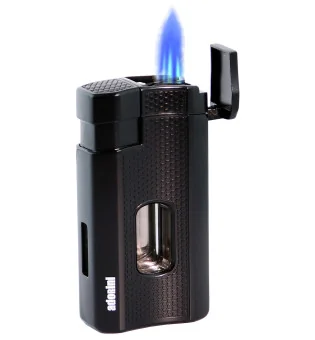 adorini Triple Jet V-Cut αναπτήρας μαύρος