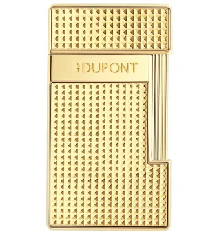 S.T. Dupont Slimmy αναπτήρας με μοτίβο διαμάντια Gold 028119