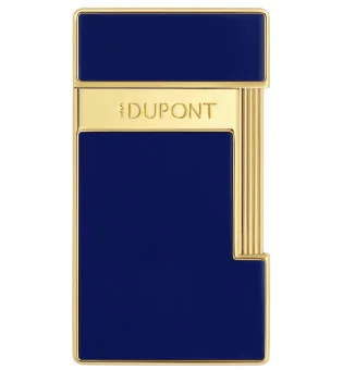 S.T. Dupont Slimmy αναπτήρας μπλε λάκα και χρυσαφί τόνος 028225