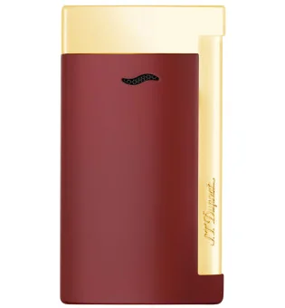 ST Dupont Slim 7 Lotus Αναπτήρας Κόκκινο / Χρυσό Τελείωμα