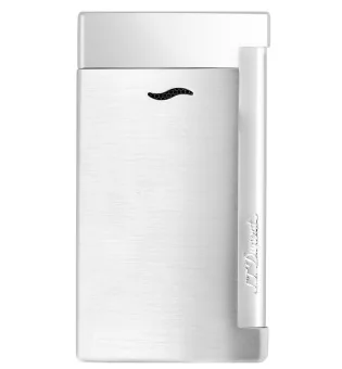 ST Dupont Slim 7 Αναπτήρας Βουρτσισμένο Χρώμιο Γκρι