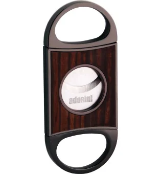 adorini Πουροκόφτης διπλής λεπίδας Gun Metal Ebony