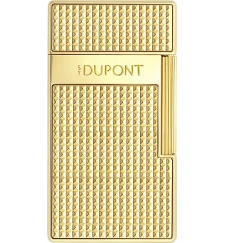 S.T. Dupont Biggy Diamond Head Αναπτήρας Χρυσός 025209