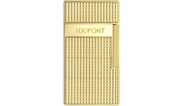 S.T. Dupont Biggy Diamond Head Αναπτήρας Χρυσός 025209
