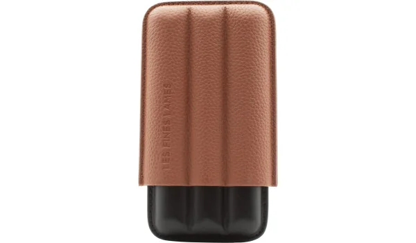 Les Fines Lames Trio θήκη πούρων καφέ