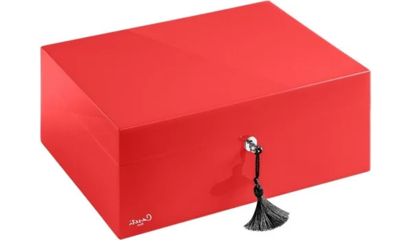 Caseti Paris Υγραντήρας Πούρων κόκκινος