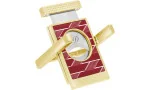 S.T. Dupont Κόφτης Πούρων & Βάση Πούρων Monogram 1872 Bordeaux Κόκκινο 003478
