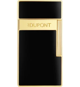 S.T. Dupont Biggy Αναπτήρας Μαύρη Λάκα Χρυσός 025222