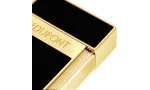 S.T. Dupont Biggy Αναπτήρας Μαύρη Λάκα Χρυσός 025222
