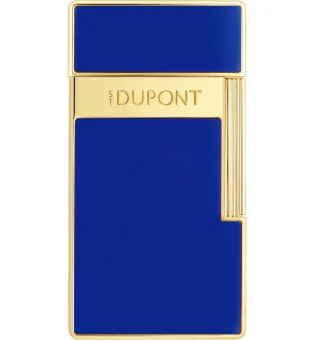 S.T. Dupont Biggy Αναπτήρας Μπλε Λάκα Χρυσός 025225