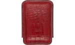Jemar Δερμάτινη Θήκη για Τρία Πούρα Coco Κόκκινη 464/3