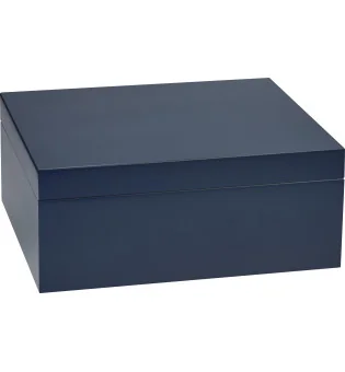 adorini Deluxe Μεσαίος Υγραντήρας Πούρων Μπλε Midnight Blue