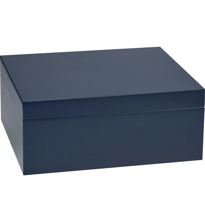 adorini Deluxe Μεσαίος Υγραντήρας Πούρων Μπλε Midnight Blue