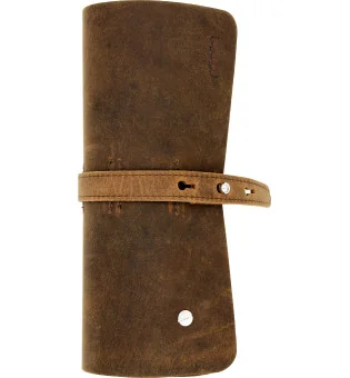 adorini Θήκη Ρολό για Πούρα Γνήσιο Δέρμα Καφέ