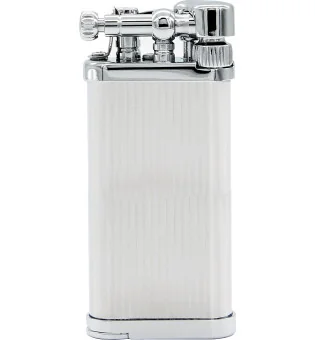 IM Corona Old Boy Αναπτήρας Πίπας Ριγέ Χρώμιο