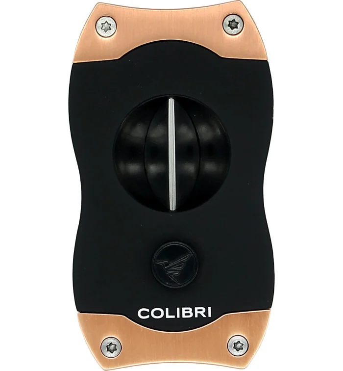 Colibri V-Cut Κόφτης Πούρων Μαύρο / Ροζ Χρυσό εικόνα 6