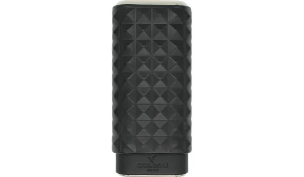 Colibri Quasar θήκη πούρων μαύρο & χρώμιο