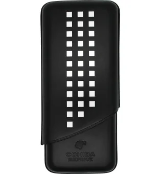 Cohiba Behike Τριπλή Δερμάτινη Θήκη Πούρων Μαύρη