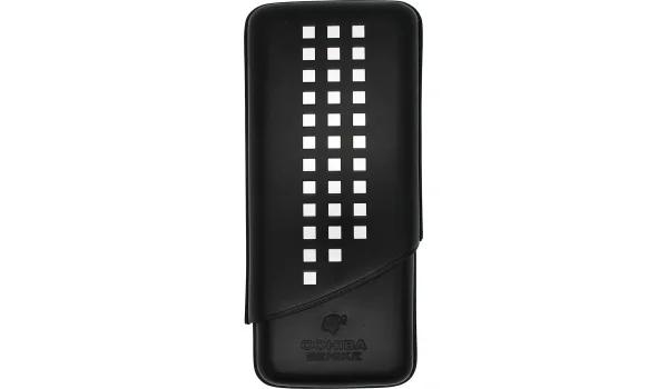 Cohiba Behike Τριπλή Δερμάτινη Θήκη Πούρων Μαύρη εικόνα 2