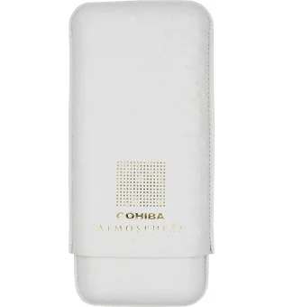 Cohiba Atmosphere δερμάτινη θήκη πούρων λευκό και χρυσό