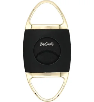 BigSmoke Πουροκόφτης Μαύρος & Χρυσαφί, Οδοντωτές Μαύρες Λεπίδες