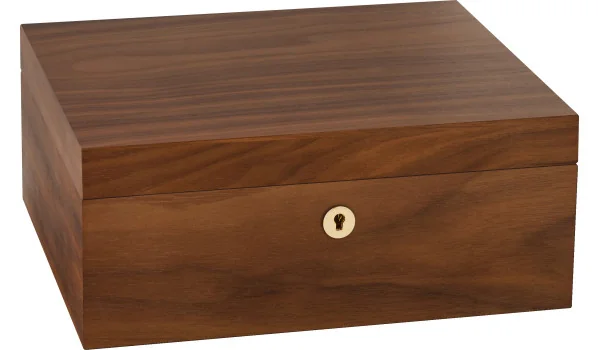 adorini Humidor Ancona Walnut Medium Deluxe