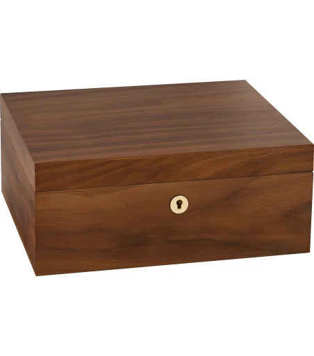 adorini Ancona Medium Deluxe υγραντήρας πούρων από καρυδιά