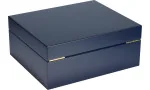 adorini Deluxe Μεσαίος Υγραντήρας Πούρων Μπλε Midnight Blue εικόνα 15