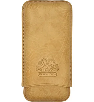 H.Upmann Cigar Case καφέ για 3 πούρα