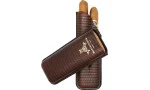 Δερμάτινη θήκη πούρων Montecristo, καφέ, για 2 πούρα