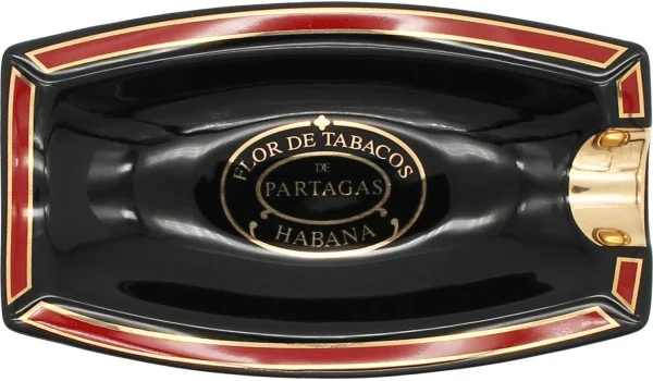 Τασάκι Partagas μαύρο μονό