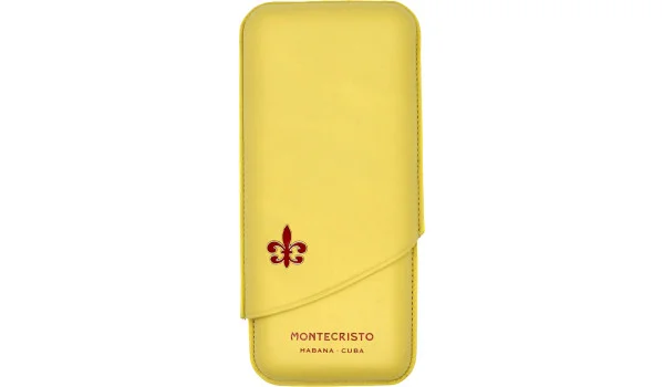 Θήκη πούρων Montecristo κίτρινη για 3 πούρα
