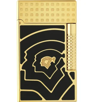 S.T. Dupont Le Grand Lighter Cohiba 60 μαύρο και χρυσό C23472CL
