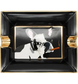 Siglo Ashtray Dog Black